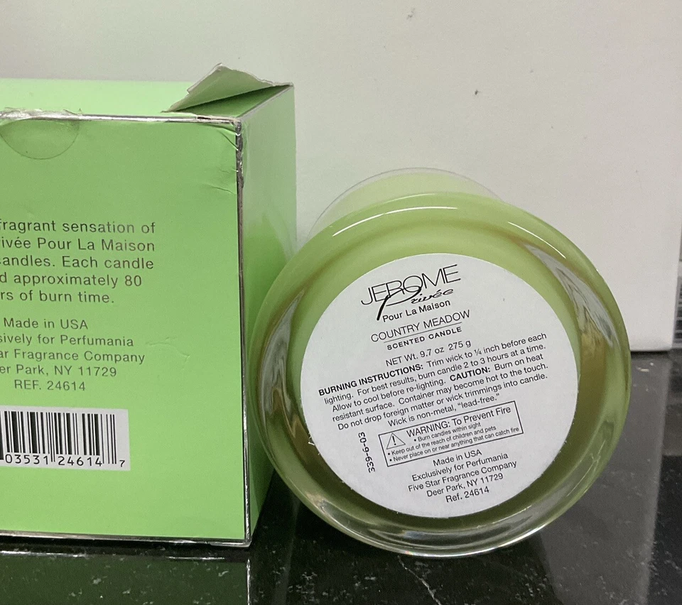 Jerome Privee Pour La Maison Country Meadow Candle 9.7 Oz / 275 g VINTAGE AS - Image 4 of 4