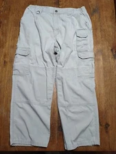 5.11 Tactical Series Men Cargo Pocket Pants Size 34x30 Khaki 109614 Actual 35x27