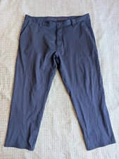 Rhone Pants Men 38 Hemmed Short Fits 38x26 Blue Commuter Tech Performance