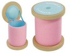 button it Cotton Reel Spool sewing Storage box