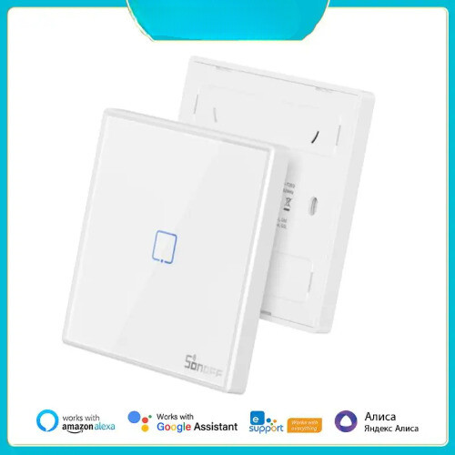 Wall Panel Sticky 433MHz RF Remote Wireless 1-3 Gang Two-Way Control
