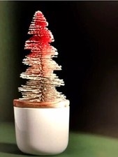 Anthropologie Botella Esmerilada Cepillo Árbol Vela Membrillo y Especias Navidad Nuevo