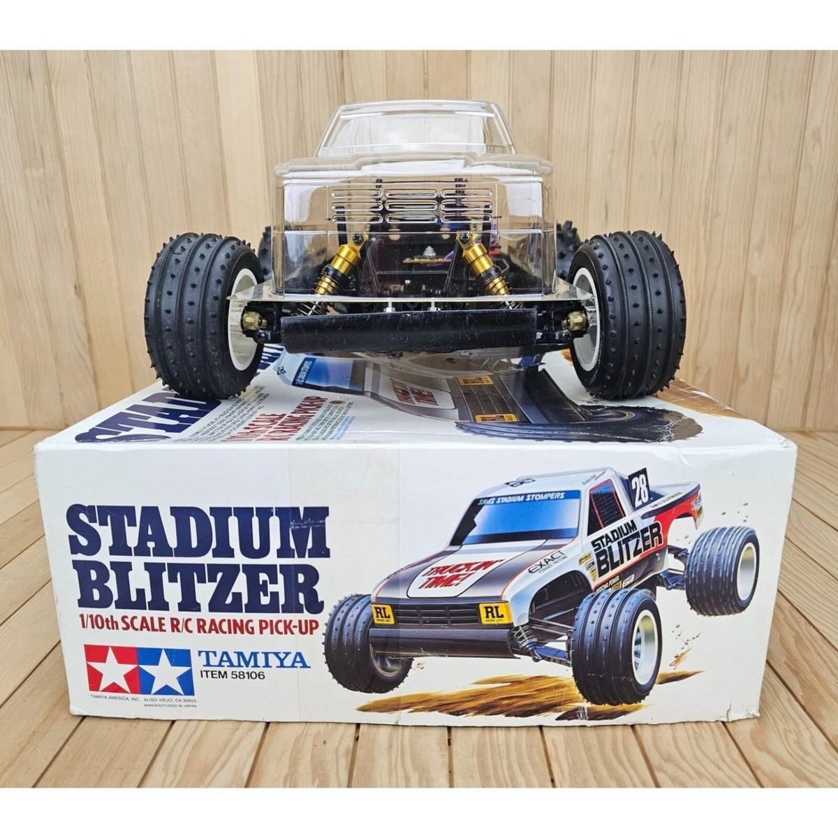 RARE Vintage 1992 Tamiya Stadium Blitzer 58106 + NEW Extras & NEW
