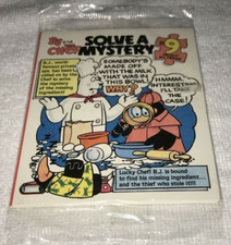 Kid Cuisine BJs Chef Comic Puzzle Adventures 9 Frozen Dinner ConAgra 1988 TV