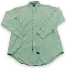 VTG Polo Country Shirt Mens Extra Large Green Casual Preppy Ralph Lauren