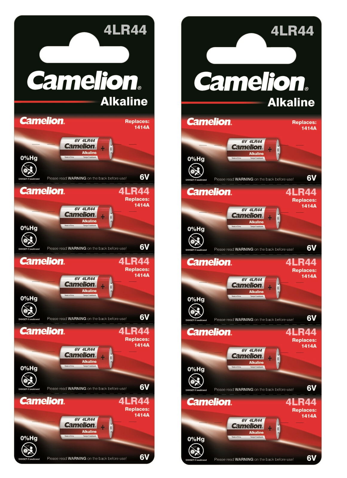 Thumbnail - 10x Camelion Plus Alkaline 4lr44 Px28a V4034px 6v Photo Batterie Mhd