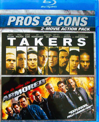 #ad Takers Armored Blu ray 2009 Double Feature 2 Disc Pros amp; Cons Matt Dillon $13.40