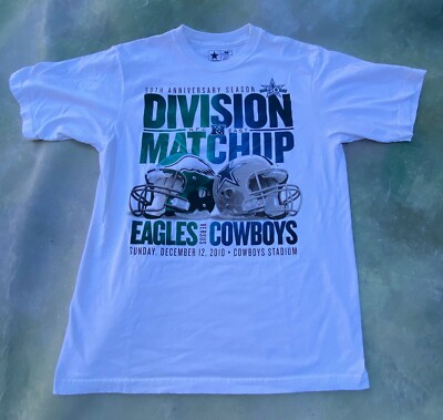 Eagles vs Cowboys Sunday,December 12,2010 Men's T-Shirt Size M.
