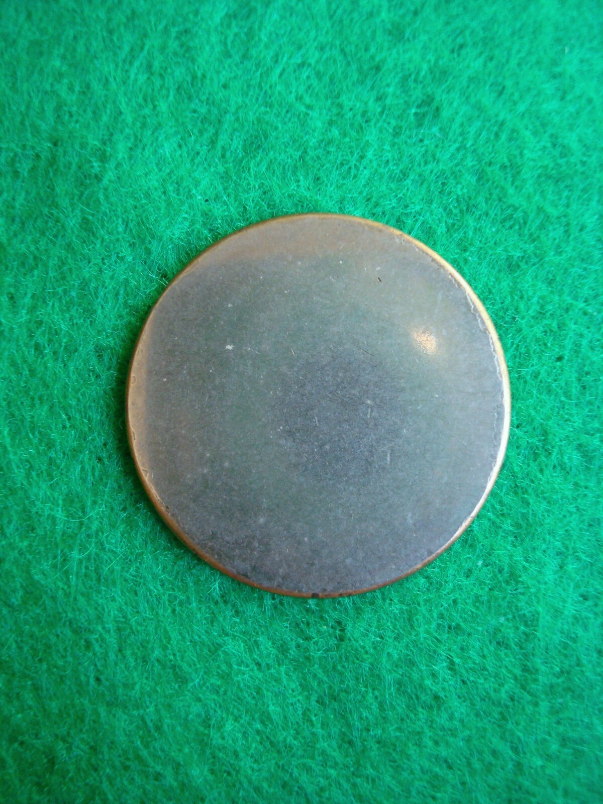 Vintage Nike Swoosh Golf Ball Marker 1" Metal Flat Putting Coin Non-Magnetic