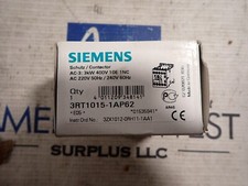 New Siemens Contactor 3RT1015-1AP62 240 volt Control