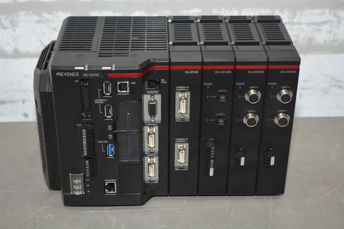 Keyence XG-X2702 Line Scan Camera Controller (CA-E100 CA Keyence XG-X2702 Line Scan Camera Controller (CA-E100 CA
