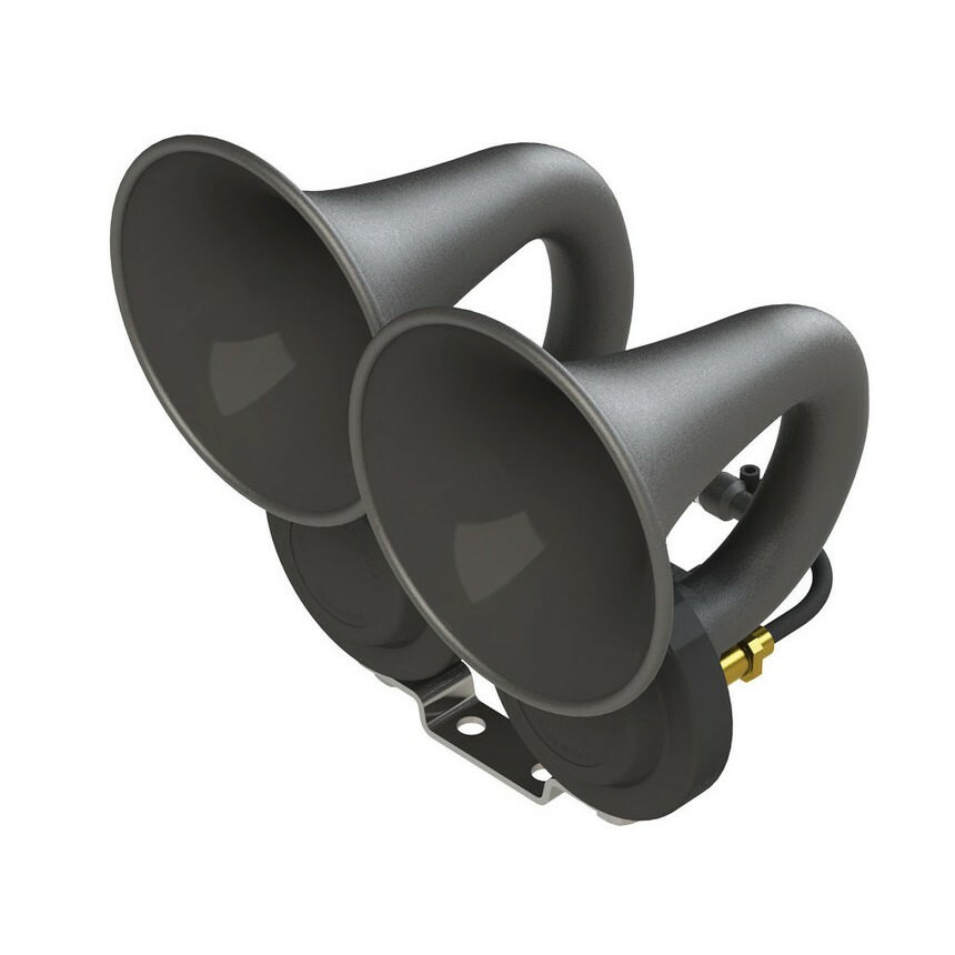 Tromba ad Aria Compressa 12V per Camion e Mezzi Agricoli - 2 Cornetti