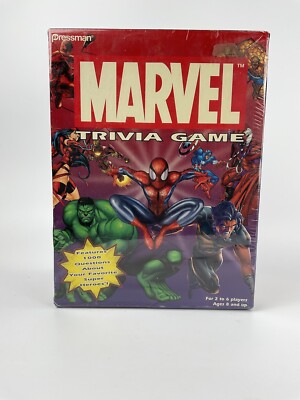 Marvel Trivia Game 2003 by Pressman 2 to 6 Players Tabletop Card Game NEW