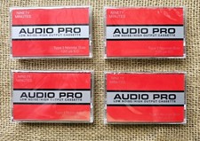 Audio Pro Low Noise High Output 90 Type 1 Blank Cassette Tapes Sealed Lot Of 4