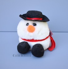SHIPS FREE  "Flurry" Snowman Puffkins Stuffed Animal Toy Plush with Tags 6669