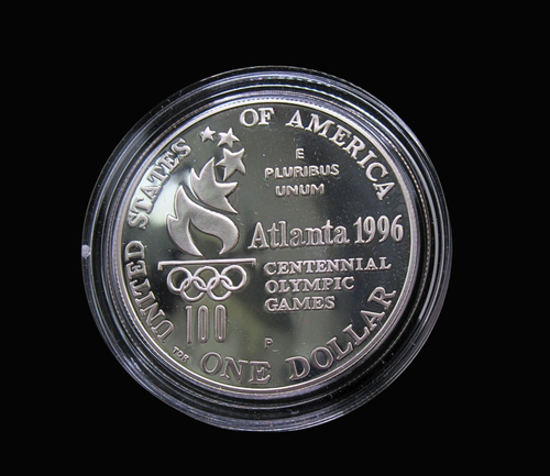 1995 - 1996 U.S. Mint Atlanta Centennial Olympic Games Eight Silver Proof Coins - Picture 9 of 22