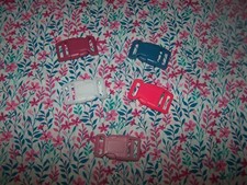 Wet Nose Designs Wildflower Dog Collar Pink Blue Flowers Nature COLOR Buckle