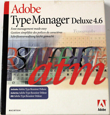 Adobe Type Manager Deluxe 4.6 - Mac - Multilingual