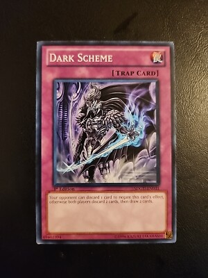Dark Scheme - 1st Edition - Yugioh Trap Card - Vintage | eBay