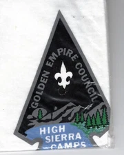 BSA 1970s High Sierra Camps T-Shirt Golden Empire Council NorCal Winton Pahatsi