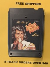 8 track tape Tested/Serviced The Best Of Wayne Newton Live
