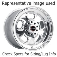 Weld 93-55346 Wheel Rim Rodlite 15x5 Size Polished Center - Polished Shell New