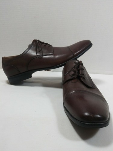 Leather Cap Toe Oxford Dress Shoes Mens 