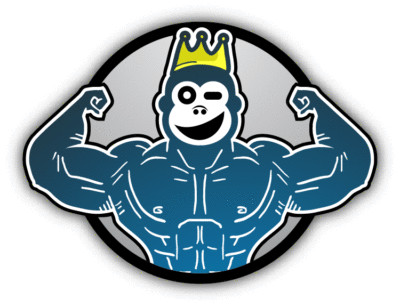 Monkey King Muscle Gym Car Bumper Sticker Decal  ''SIZES''