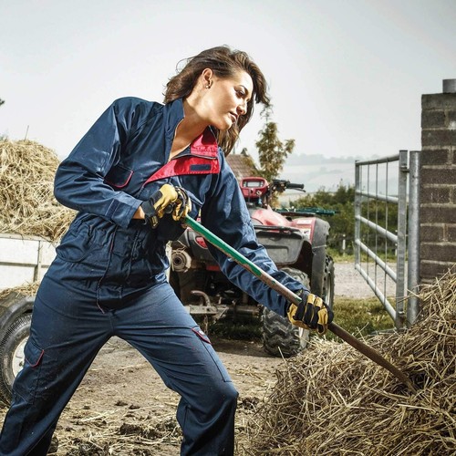 Tuta calda DICKIES WD4839W Redhawk da donna con zip blu navy NUOVISSIMA TAGLIA 12 - Foto 2 di 5