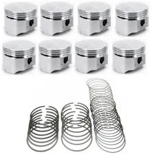 SILVOLITE Pistons/8+CAST Rings for 1964-1967 Ford SB 260+Sunbeam Tiger 030