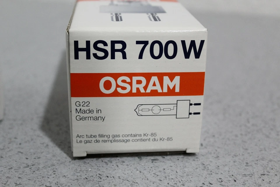 Genuine Osram HSR 700 W G22 Base Lamp Made in Germany FREE SHIPPING - Image 3 of 3