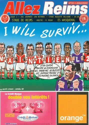 Objets, saison 2002-2003 de collection sur le sport