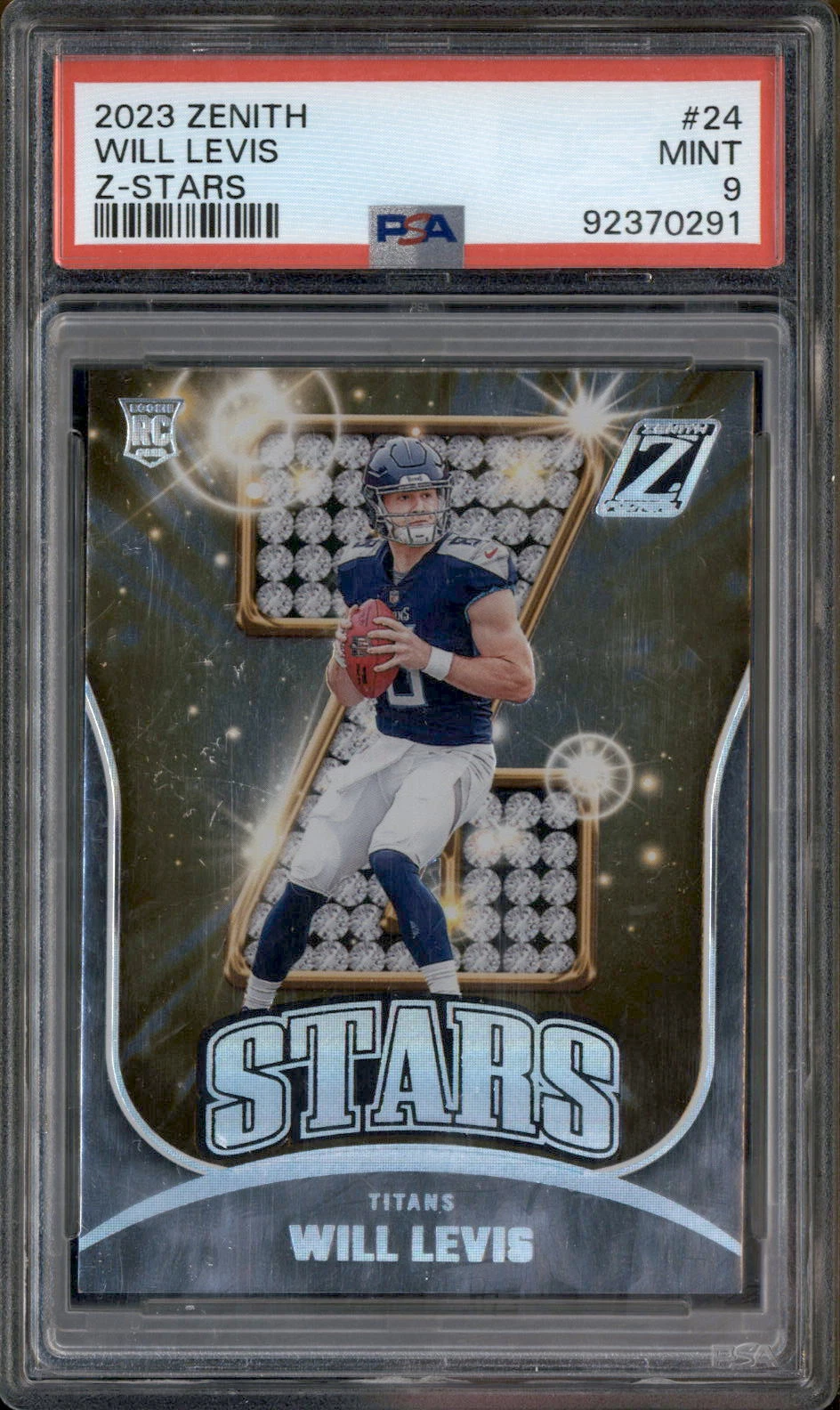 Will Levis Panini Zenith Z-Stars #24 Base