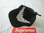 Casquette de camp velours côtelé logo Supreme Box noire S/S 2022 neuve