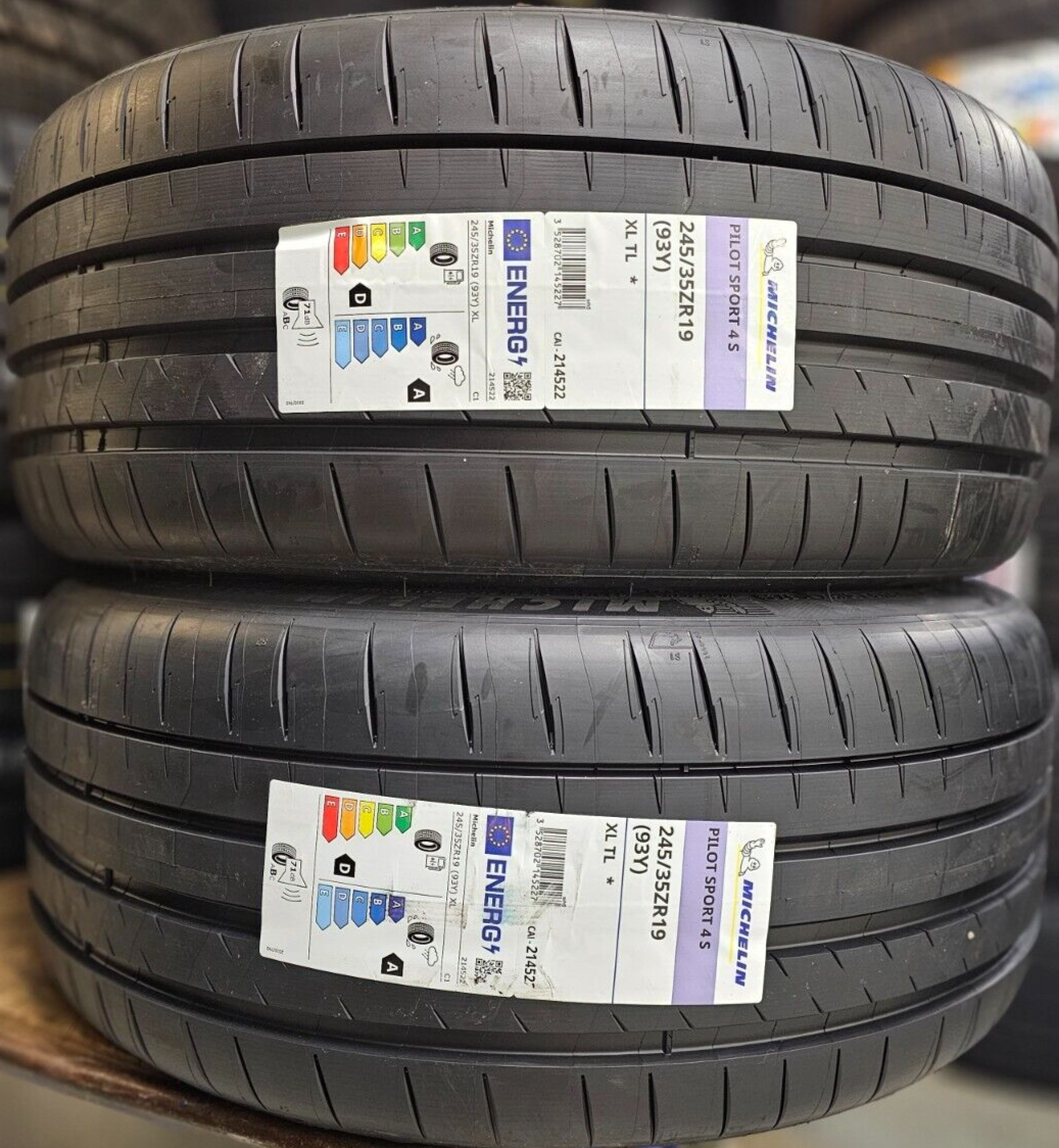 2X MICHELIN PILOT SPORT 4S 245/35 ZR19 XL 93Y CAR TYRES 245 35 19* BMW ...