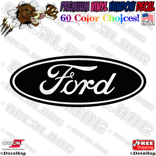 Ford Auto Logo Car Truck Window Wall Laptop Gift Vinyl Decal Sticker. - Picture 1 of 4