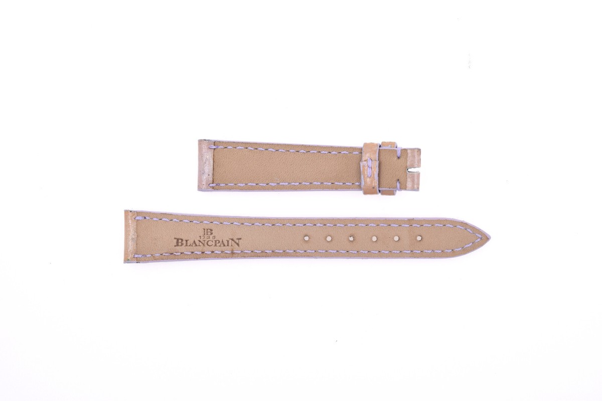 Blancpain Au750 バックル BLANCPAIN Leather Strap 15mm 15/12 NEW (B731) | eBay