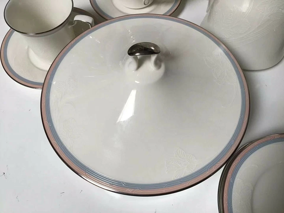 Juego de platos cubiertos platillo tazón de sopa tazas Noritake para cena o desayuno Foto 3 de 4