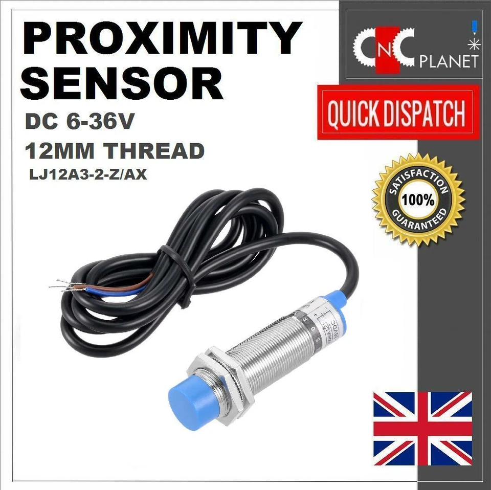 Inductive Proximity Sensor LJ12A3-2-Z/AX Metal Detecting NPN NC 3 Wire DC 6-36V  - Image 3 of 4
