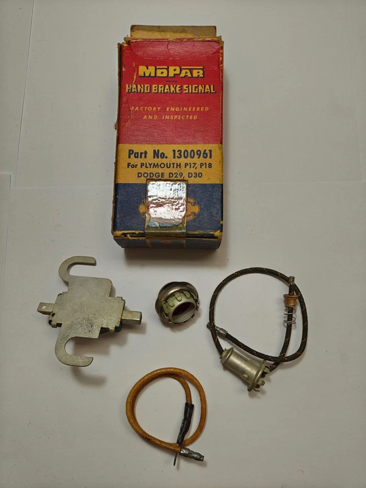 1949-1950 DeSoto Dodge Plymouth доступ ручной тормоз сигнал пакет 1300961 новый из старых запасов - Изображение 4 из 4