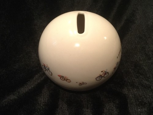 Natural Life Round Coin Bank for the Bicyclist - Picture 6 of 8