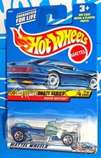 Hot Wheels 2000 Tony Hawk Skate Series #041 Rigor Motor Blue w/ Painted Base