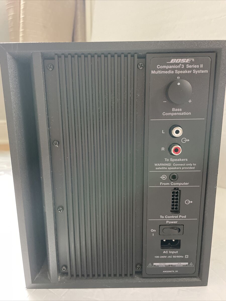 Bose Companion 3 Series II Multimedia Computer Speaker Bose Companion 3 Series II Multimedia Computer Speaker