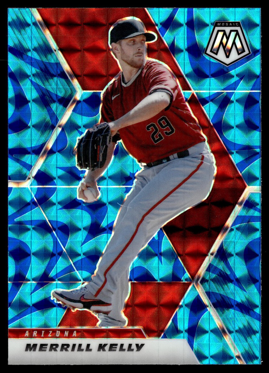 2021 Panini Mosaic #24 Merrill Kelly Reactive Blue | Arpin