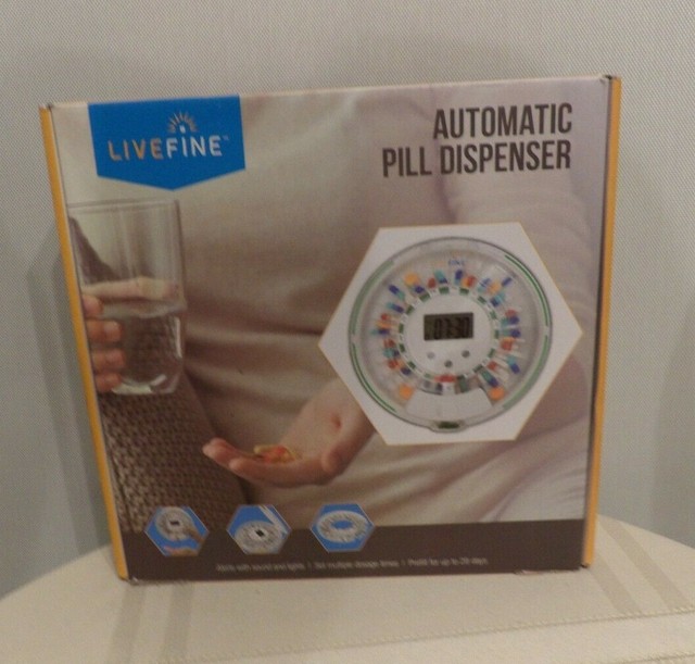 LiveFine Automatic Pill Dispenser 28day Electronic Medication