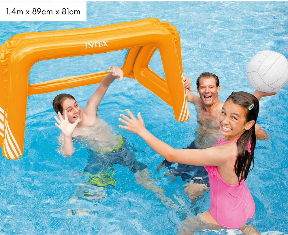 Intex Inflatable Pool Toys Soccer Polo Water Swimming Goal Game Kids