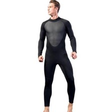 New Men's 3MM Wetsuit Dive Skin Full Jumpsuit Swimwear Thick Snorkeling Swimming