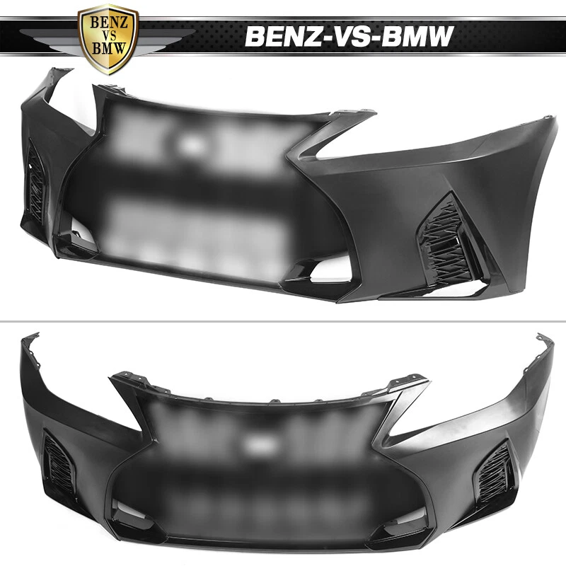 Se adapta a 06-13 Lexus IS250 IS350 actualización a 2021 IS F estilo deportivo cubierta de parachoques delantero Foto 3 de 4