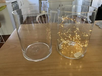 Wedding Decoration Glass Vases Including Lights 5 Per Vase