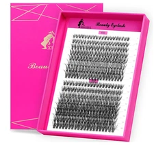 DIY Eyelash Extensions, Mixed Lengths 9-16mm for a Fluffy Look Eyelash Clusters